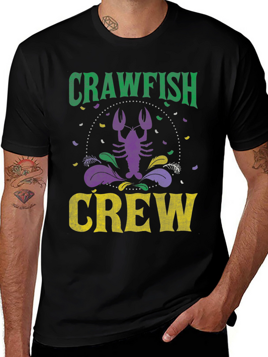 Crawfish Crew Mardi Gras T-Shirt