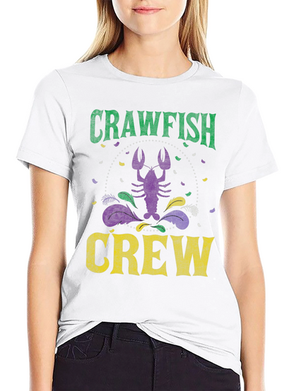Crawfish Crew Mardi Gras T-Shirt