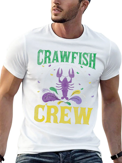 Crawfish Crew Mardi Gras T-Shirt