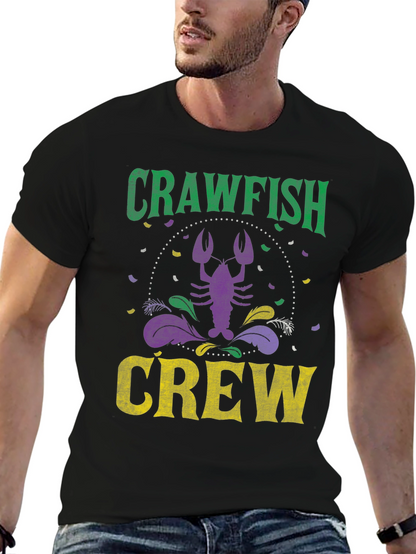 Crawfish Crew Mardi Gras T-Shirt