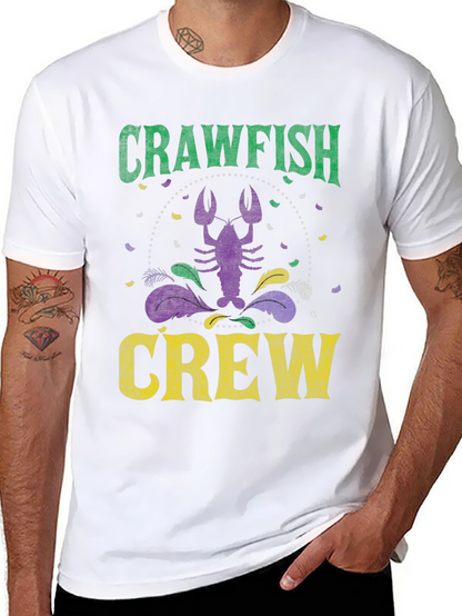 Crawfish Crew Mardi Gras T-Shirt