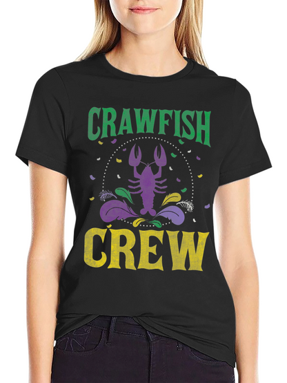 Crawfish Crew Mardi Gras T-Shirt