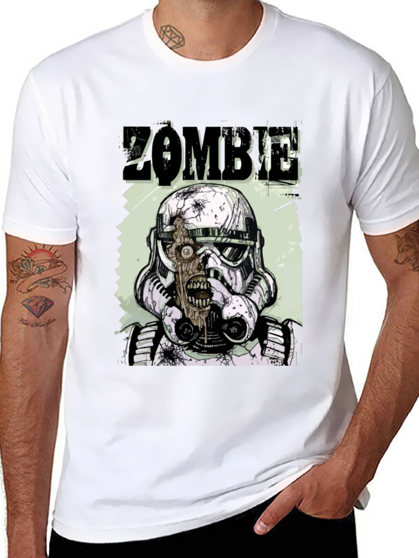 Zombie Stormtrooper Black T-Shirt