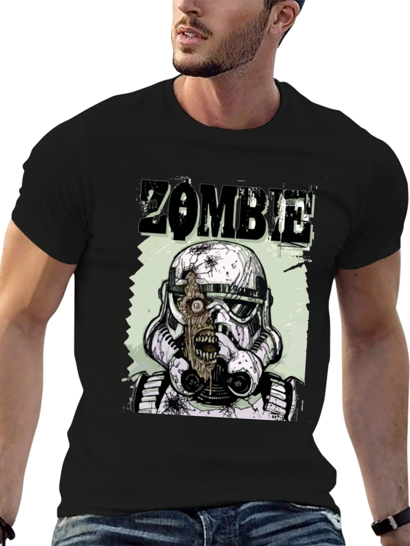 Zombie Stormtrooper Black T-Shirt