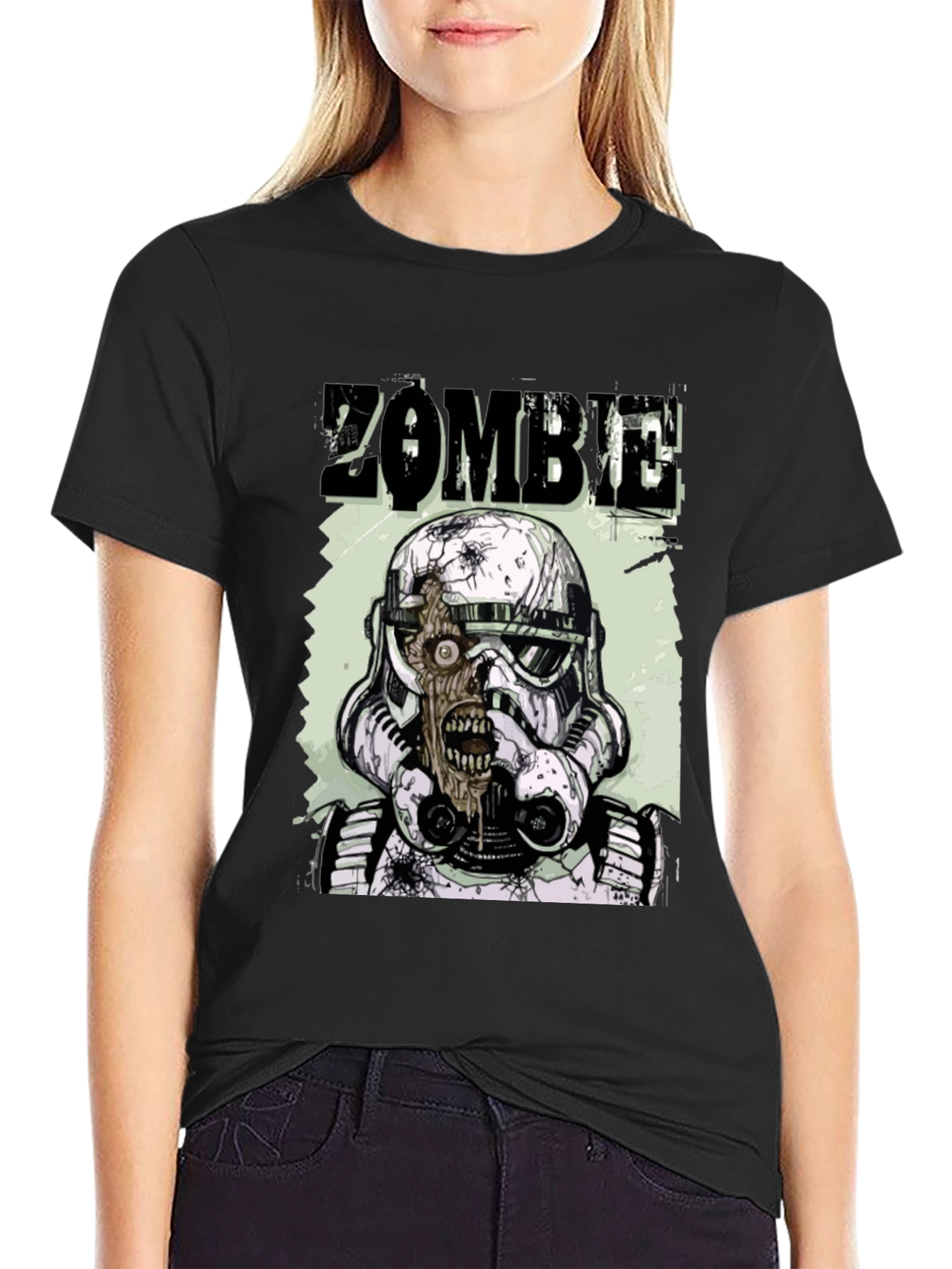 Zombie Stormtrooper Black T-Shirt