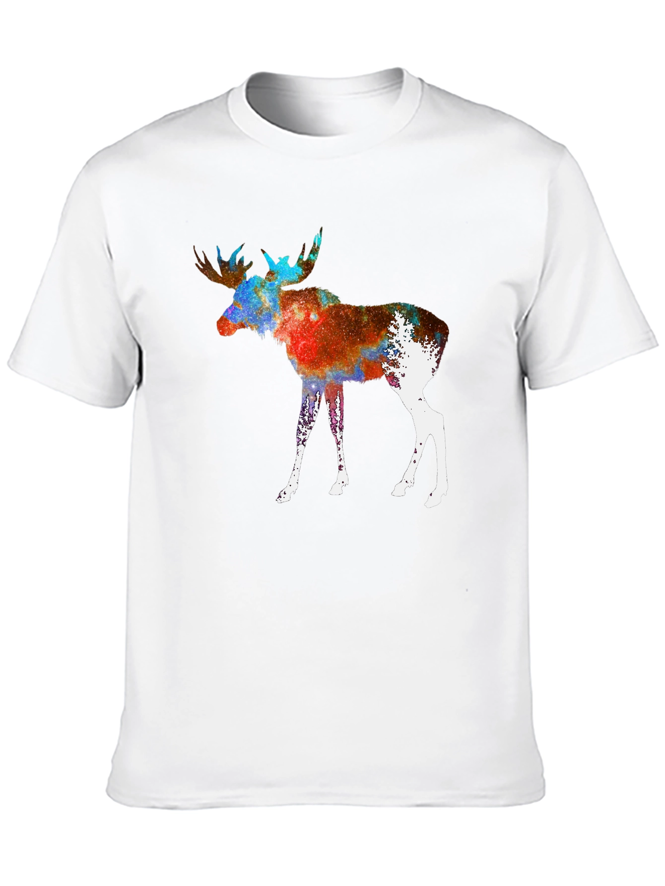 Cosmic Moose Graphic Tee - Black