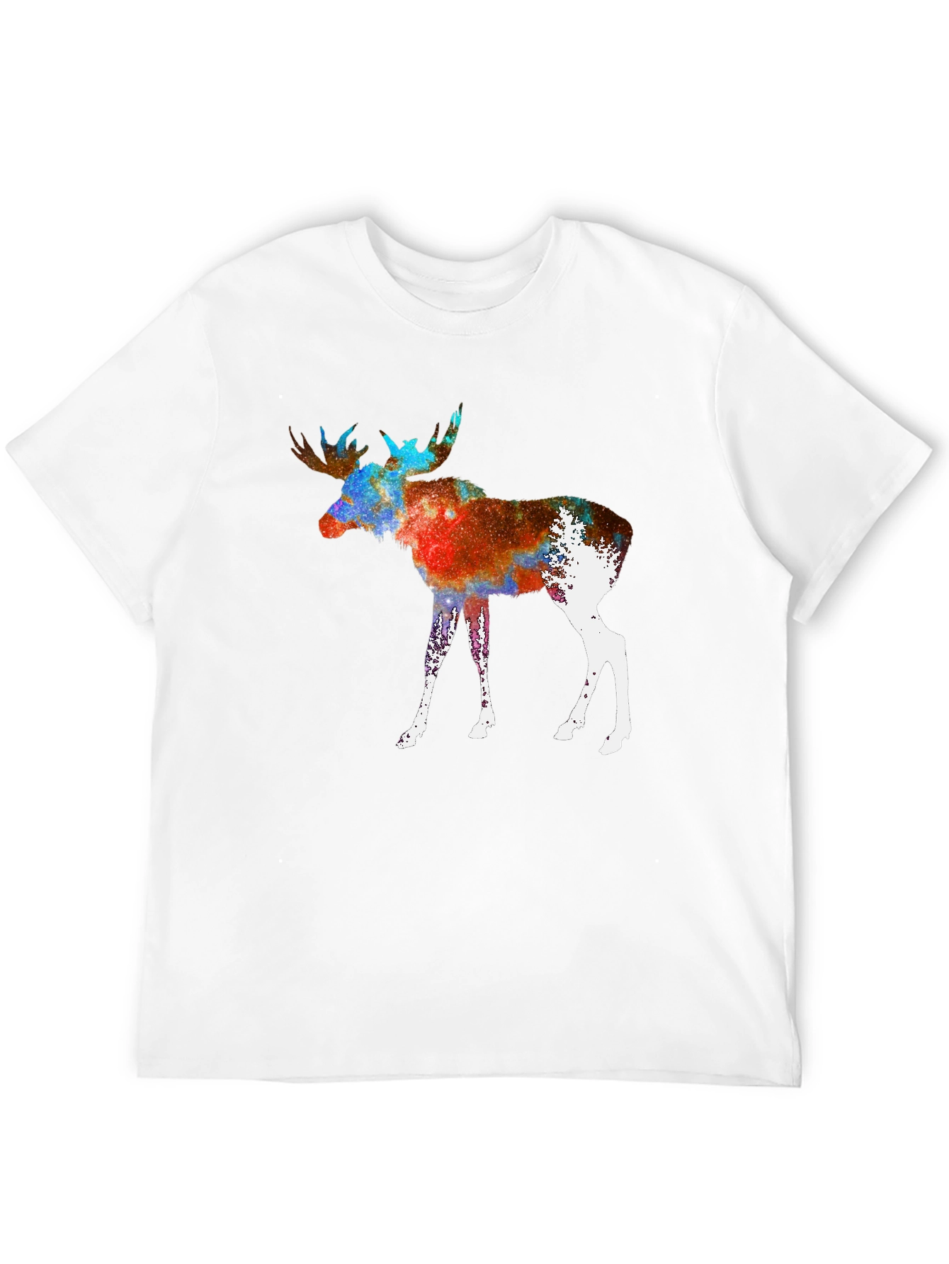 Cosmic Moose Graphic Tee - Black