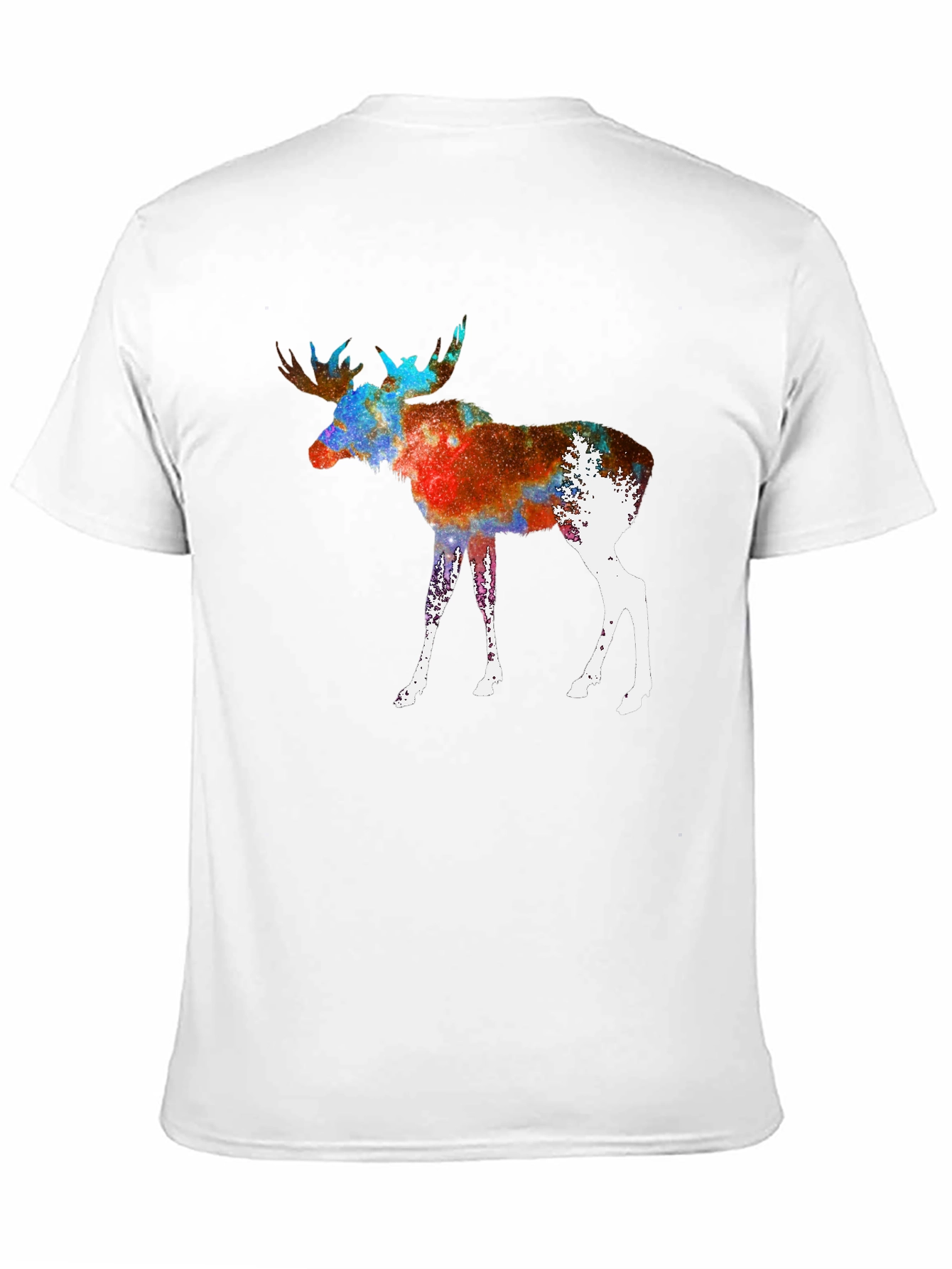 Cosmic Moose Graphic Tee - Black
