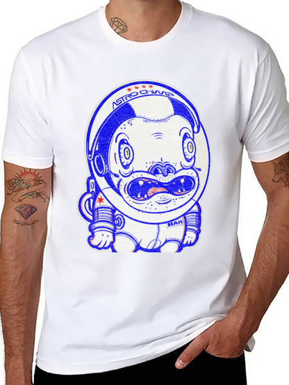 Astro Chimp Graphic Tee - Space Monkey Design