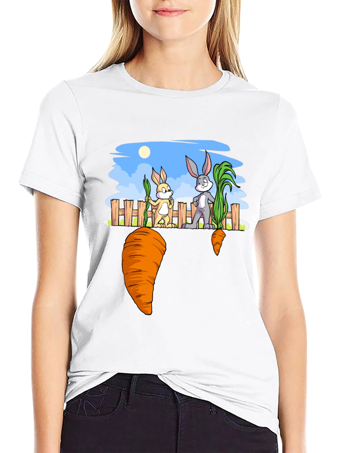 Rabbit & Carrot Graphic Tee