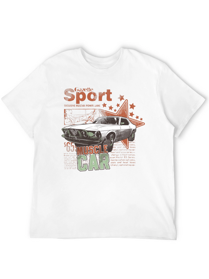 Muscle Car Gazette Sport Black T-Shirt