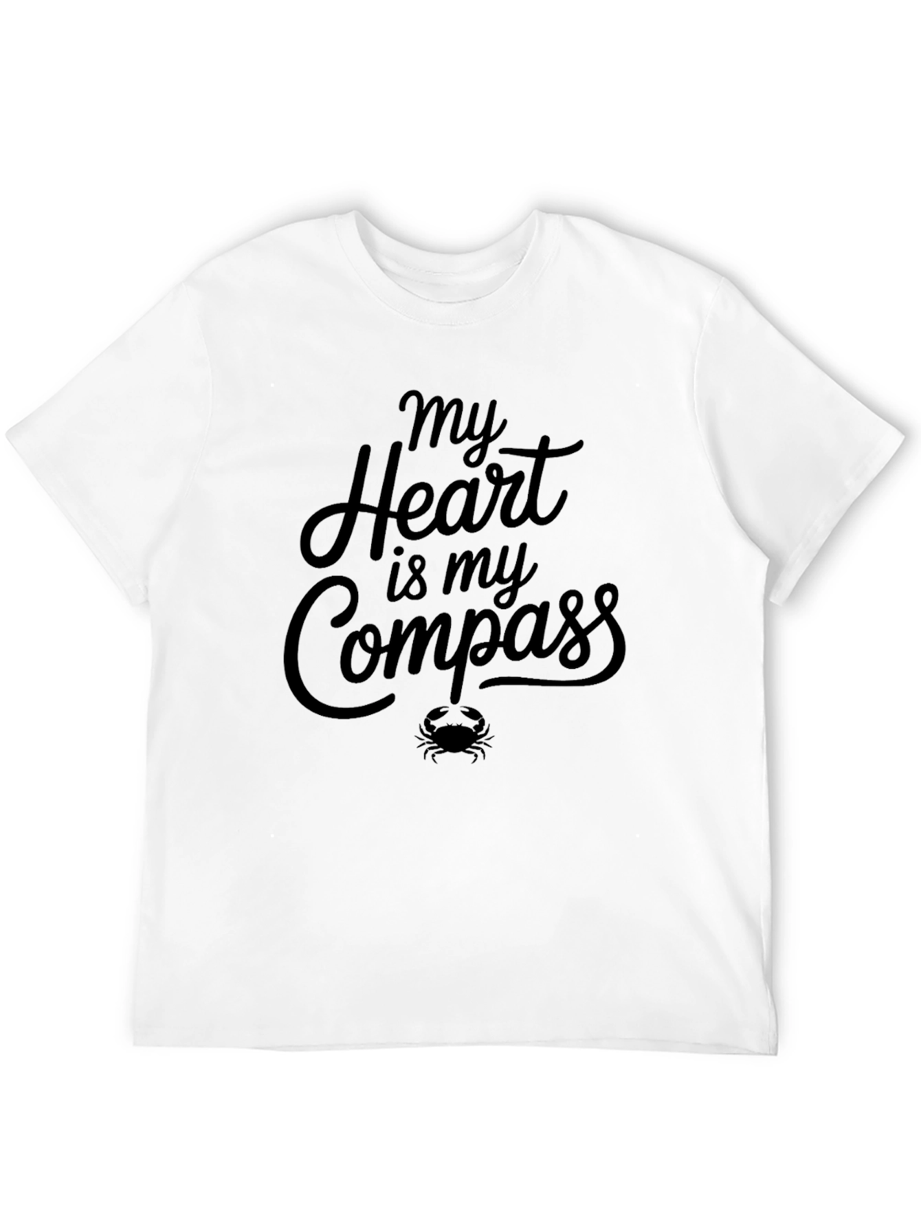 My Heart is My Compass T-Shirt Crab Tee