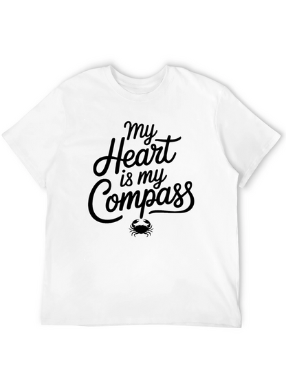 My Heart is My Compass T-Shirt Crab Tee