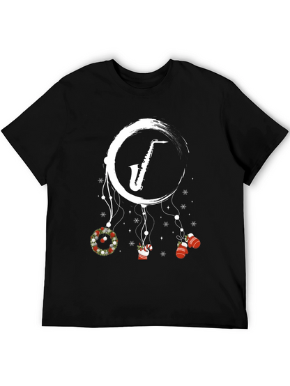 Saxophone Christmas T-Shirt