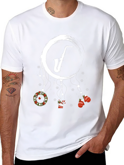 Saxophone Christmas T-Shirt