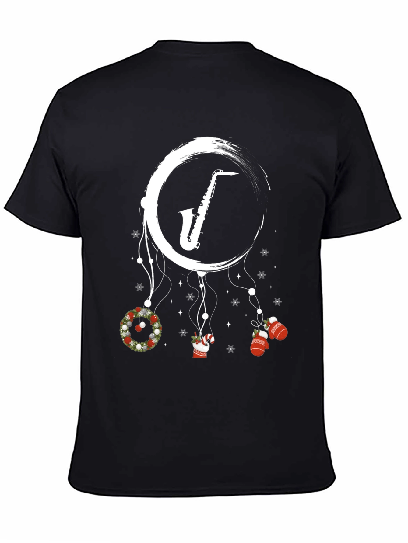Saxophone Christmas T-Shirt