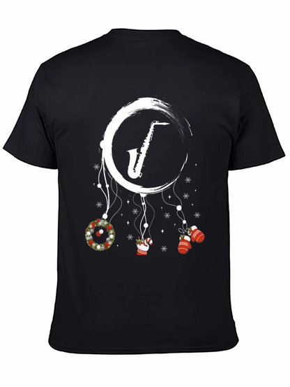 Saxophone Christmas T-Shirt