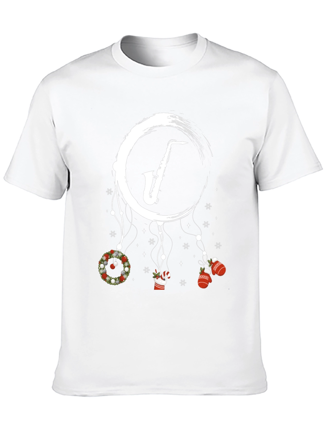 Saxophone Christmas T-Shirt