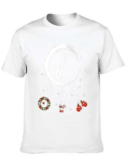 Saxophone Christmas T-Shirt