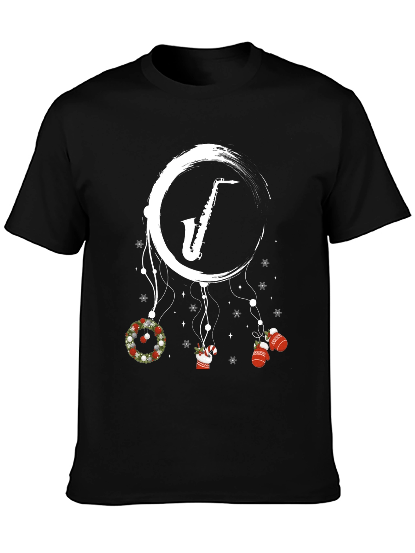 Saxophone Christmas T-Shirt