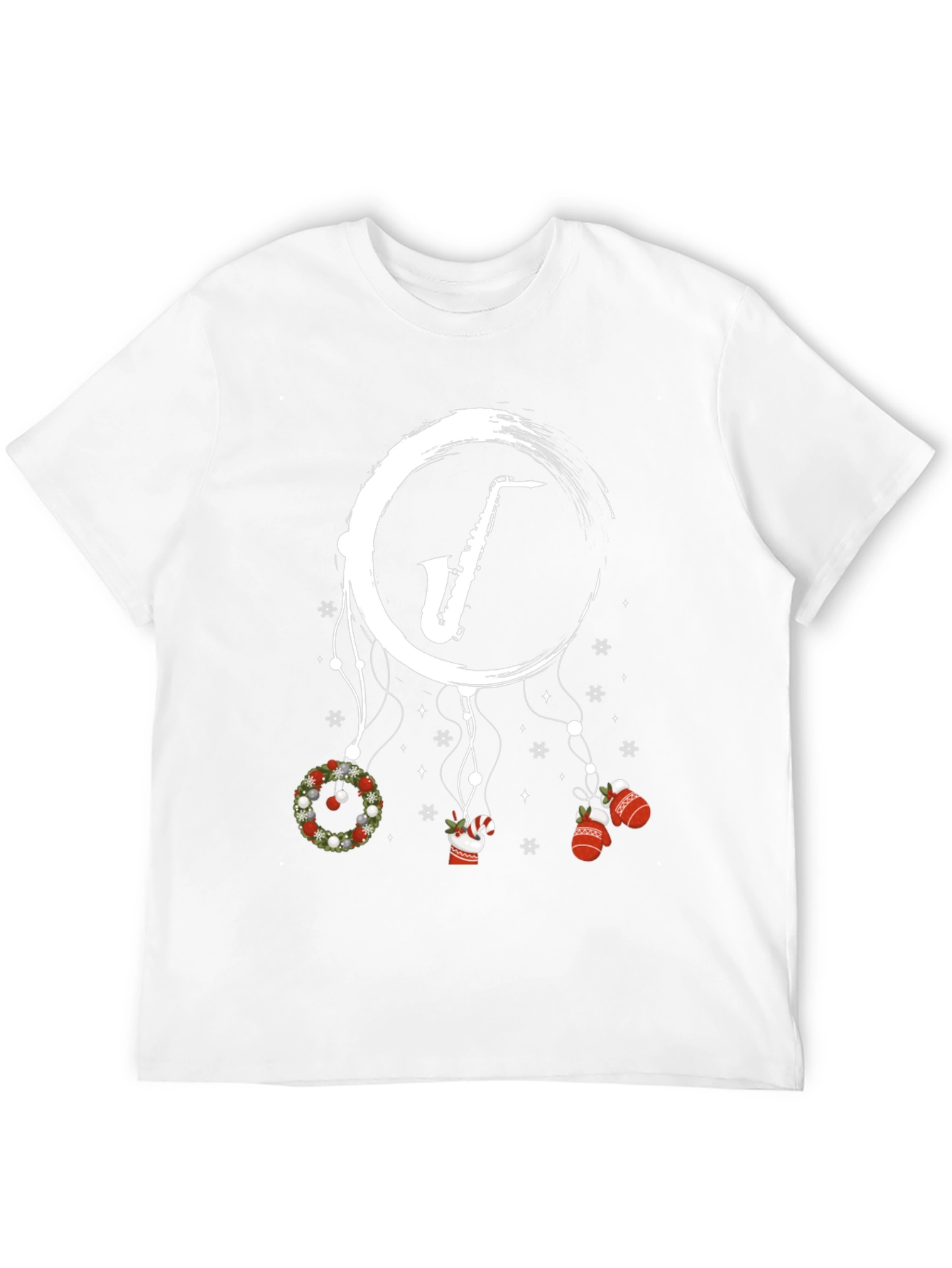 Saxophone Christmas T-Shirt