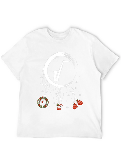Saxophone Christmas T-Shirt