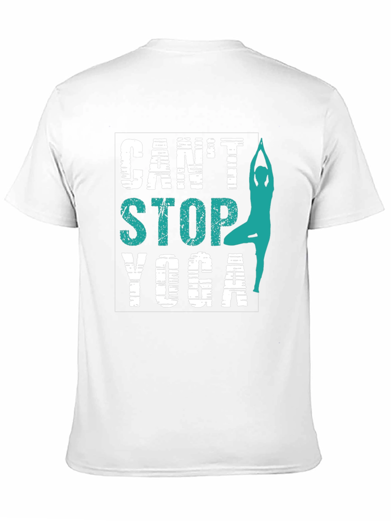 Cant Stop Yoga T-Shirt - Mens Black Graphic Tee