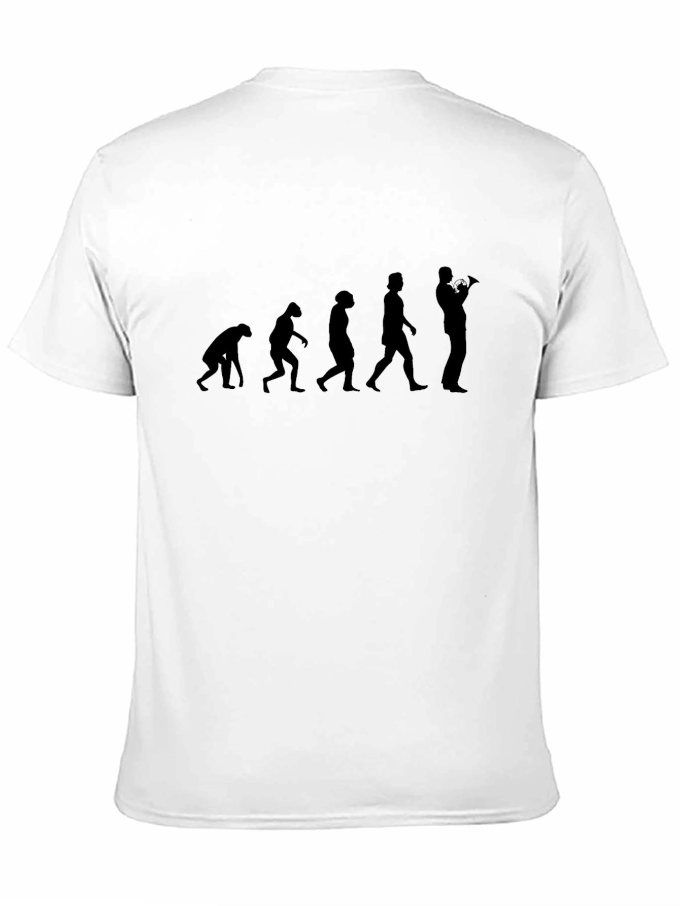 Evolution of Trumpet Player Mens T-Shirt