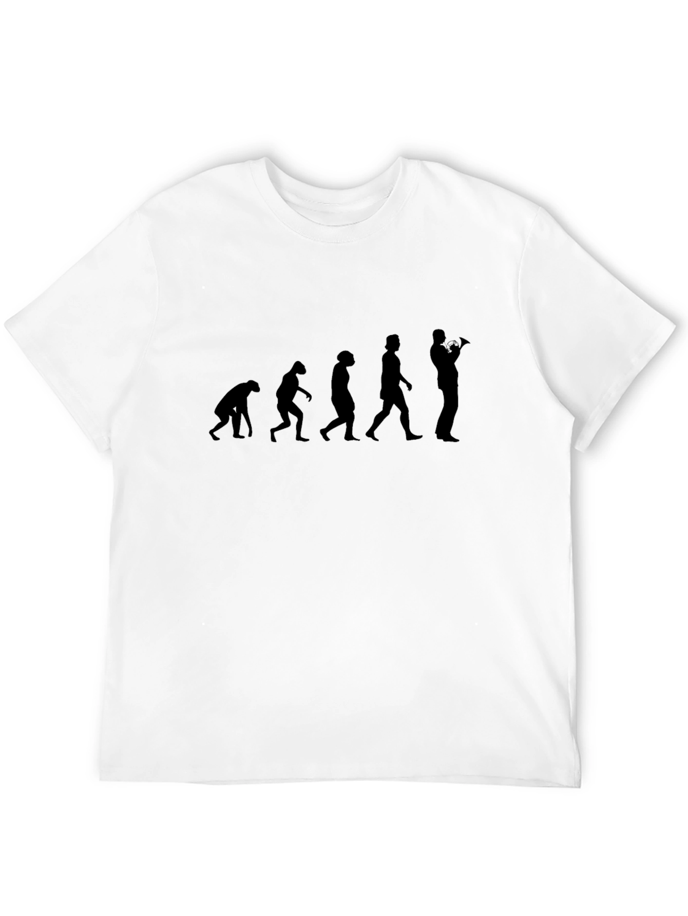 Evolution of Trumpet Player Mens T-Shirt