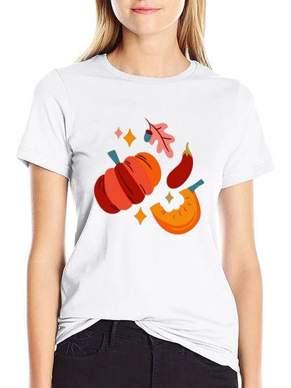 Fall Harvest Graphic Tee - Black T-Shirt
