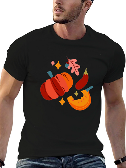 Fall Harvest Graphic Tee - Black T-Shirt