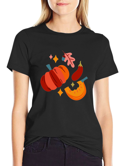 Fall Harvest Graphic Tee - Black T-Shirt