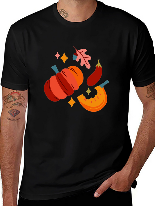 Fall Harvest Graphic Tee - Black T-Shirt