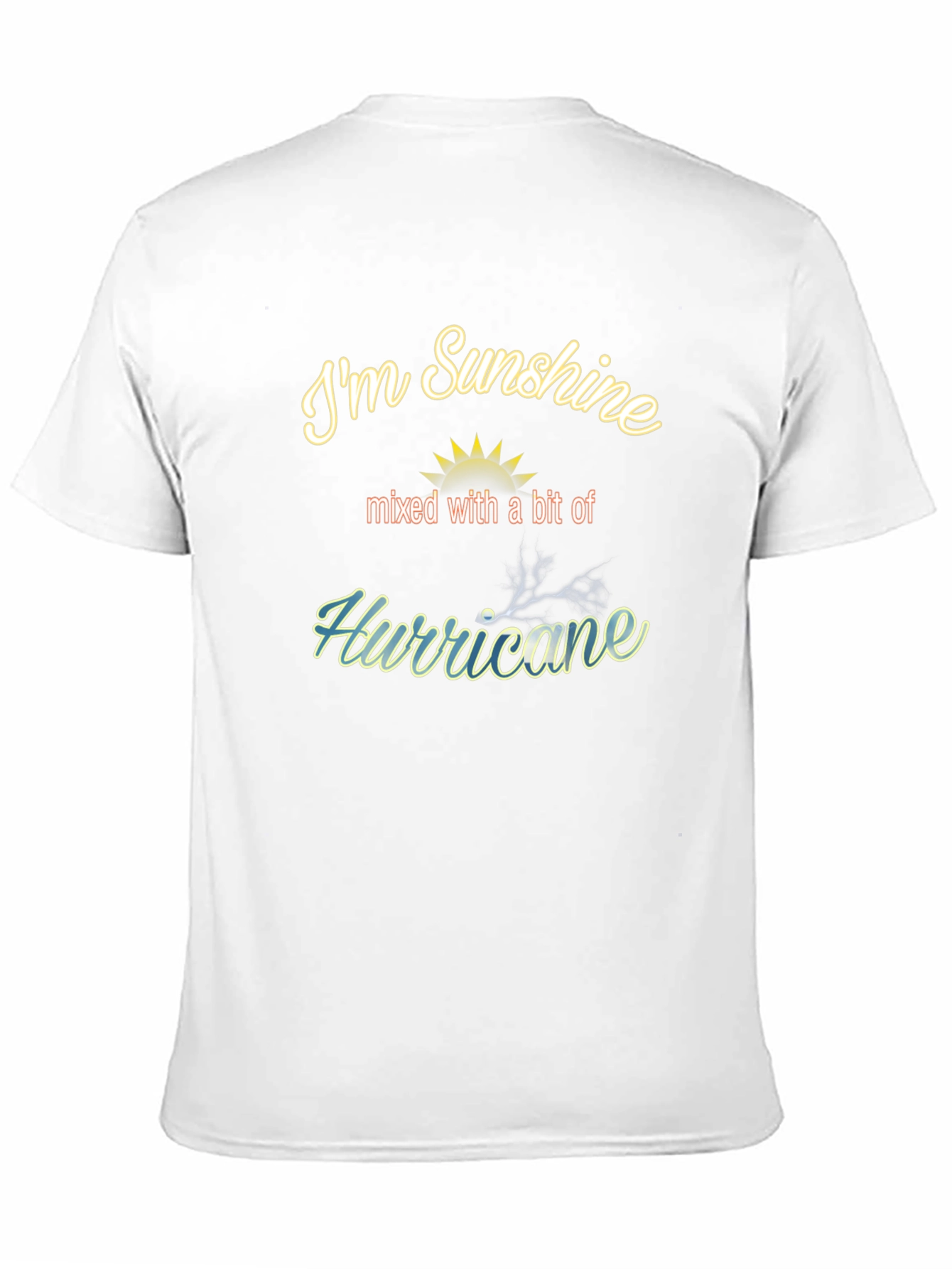 Sunshine Hurricane Mens Black Graphic Tee