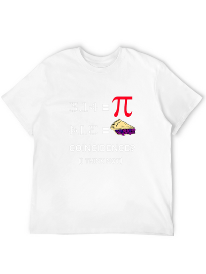 Pi Pie Coincidence T-Shirt - Funny Math Geek Tee