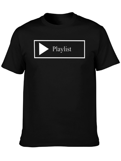 Playlist Graphic Tee - Music Lover T-Shirt