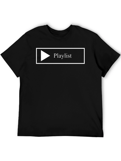 Playlist Graphic Tee - Music Lover T-Shirt
