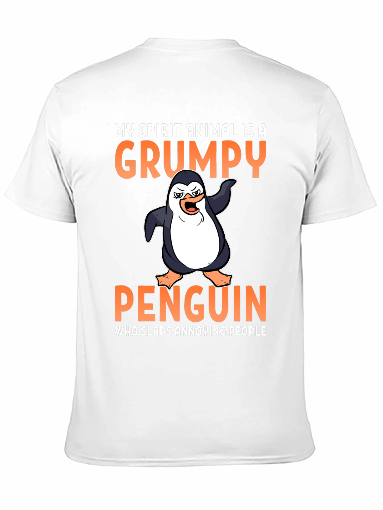 Grumpy Penguin T-Shirt - Spirit Animal Tee