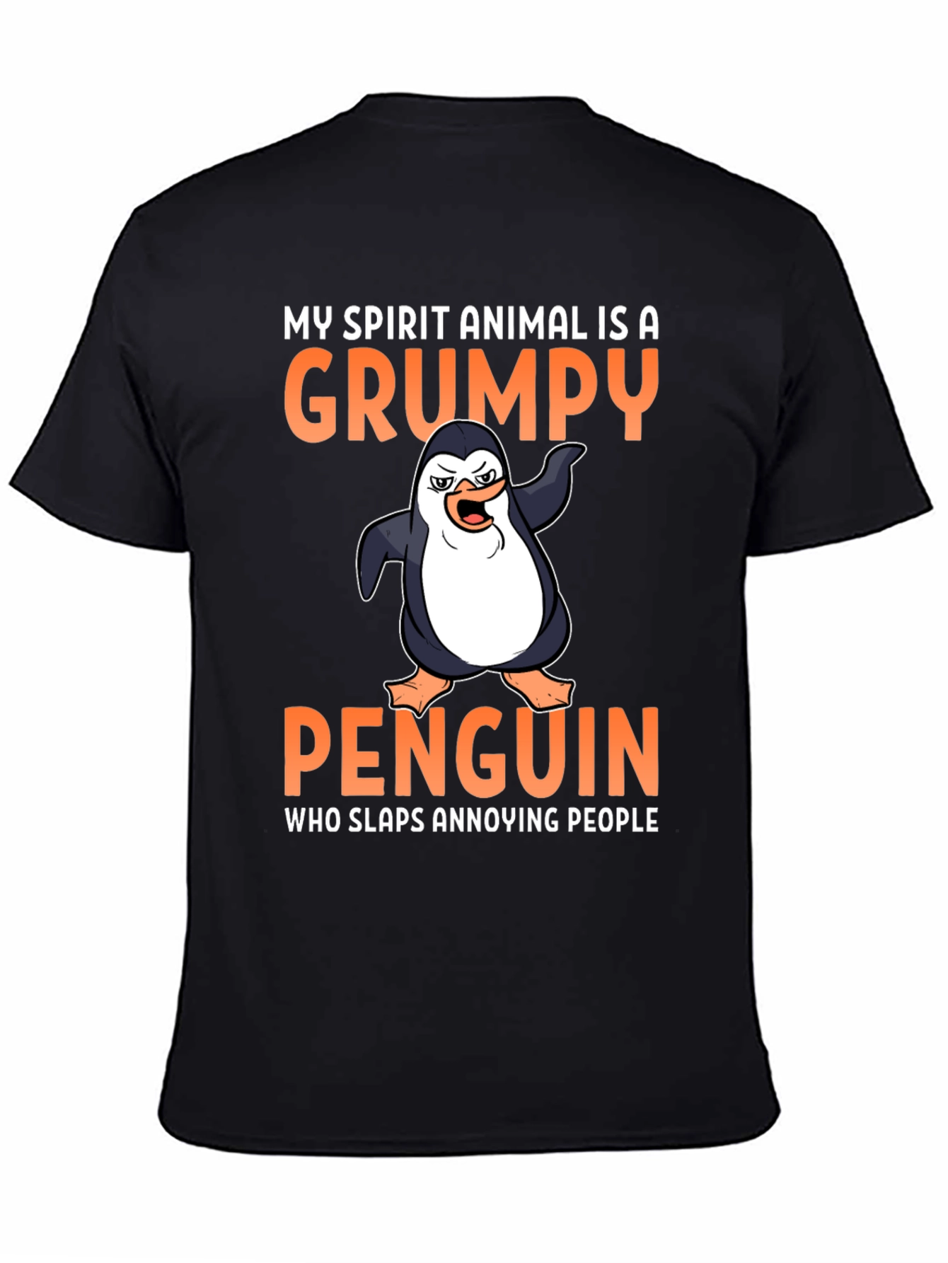 Grumpy Penguin T-Shirt - Spirit Animal Tee