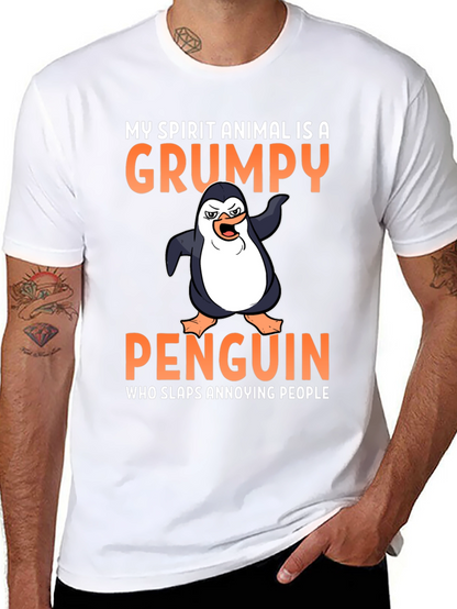 Grumpy Penguin T-Shirt - Spirit Animal Tee