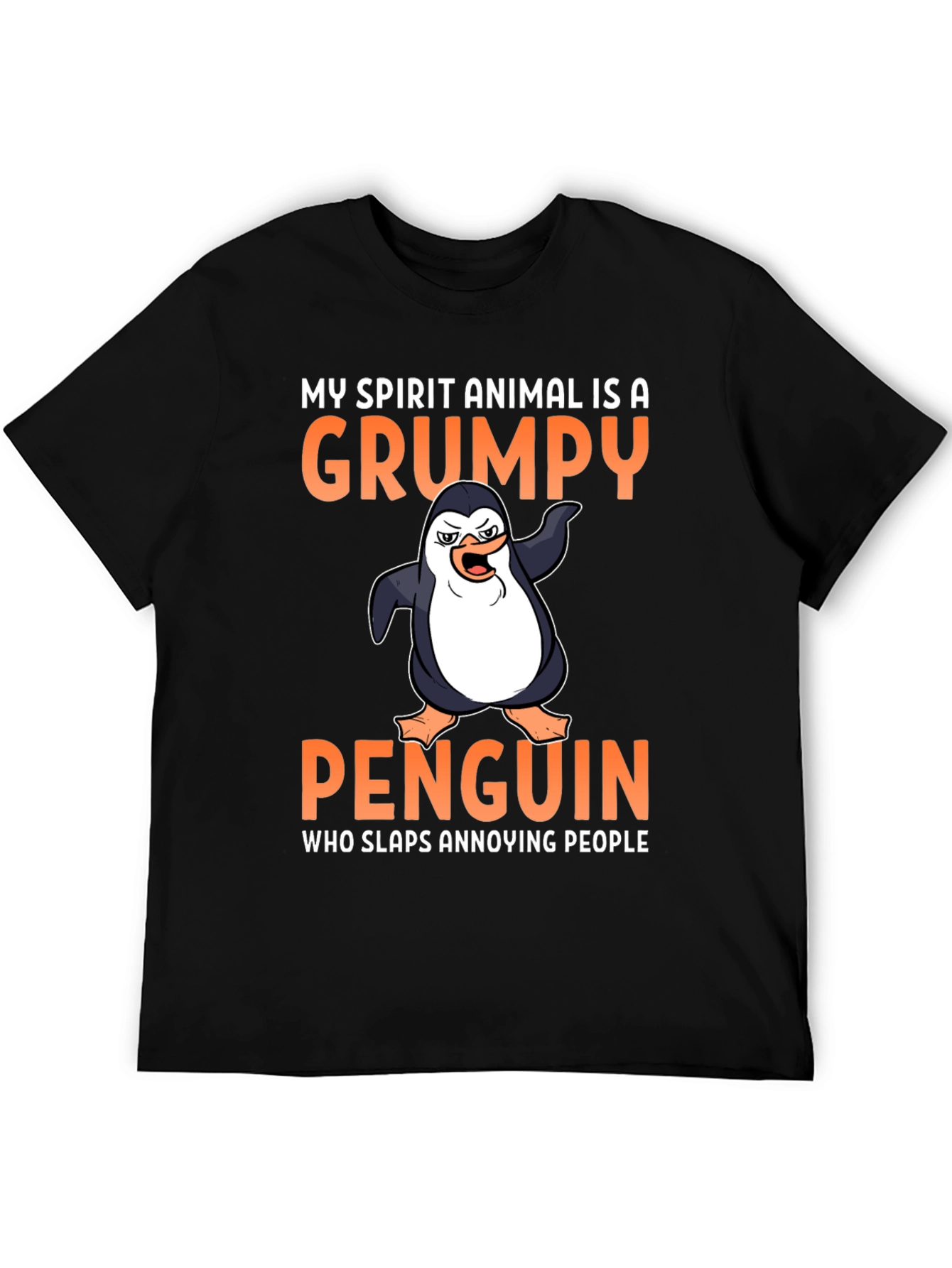 Grumpy Penguin T-Shirt - Spirit Animal Tee