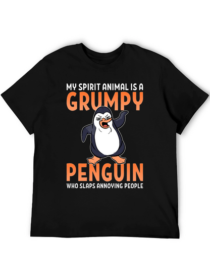 Grumpy Penguin T-Shirt - Spirit Animal Tee