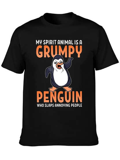 Grumpy Penguin T-Shirt - Spirit Animal Tee