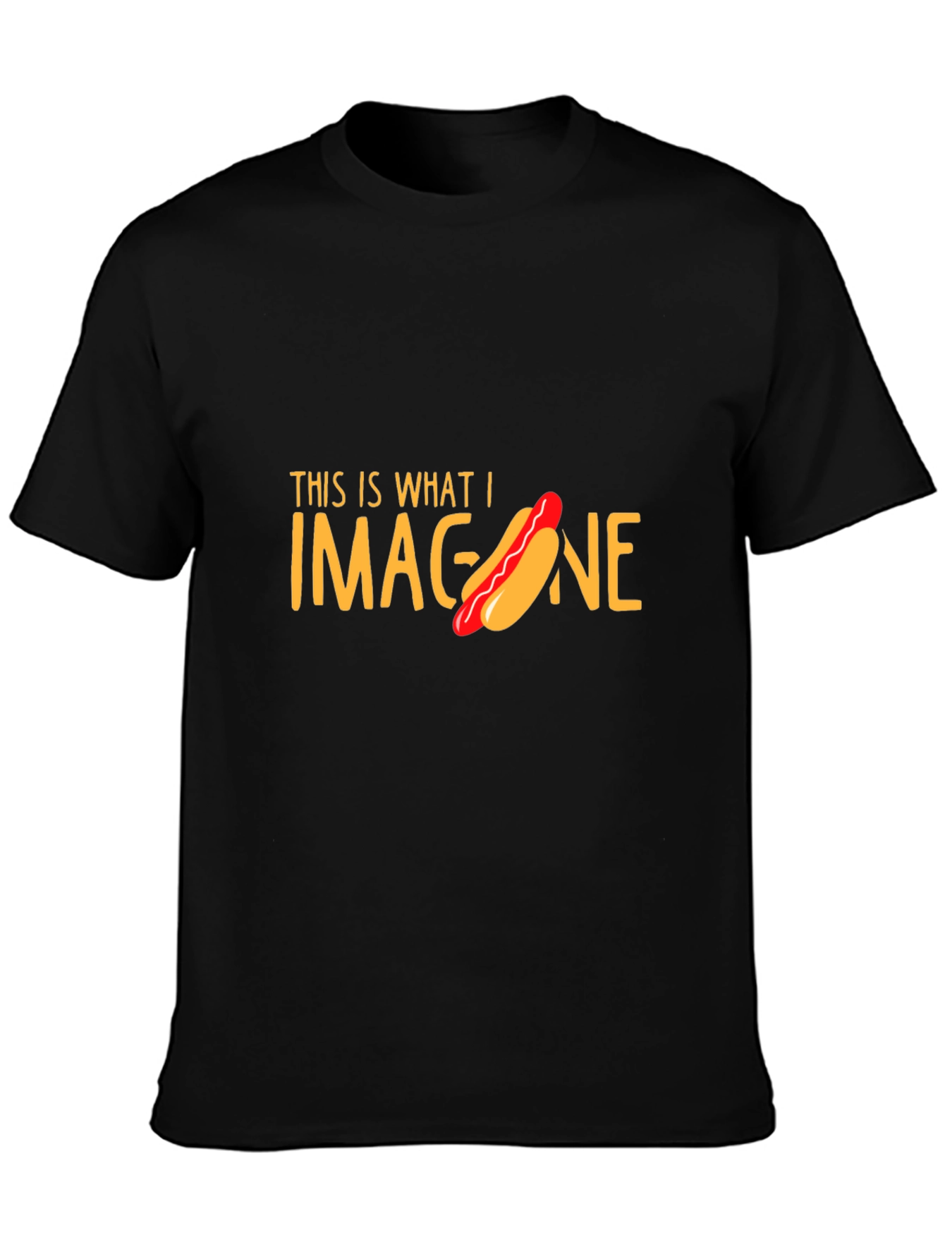 Hot Dog Imagination T-Shirt Funny Foodie Tee
