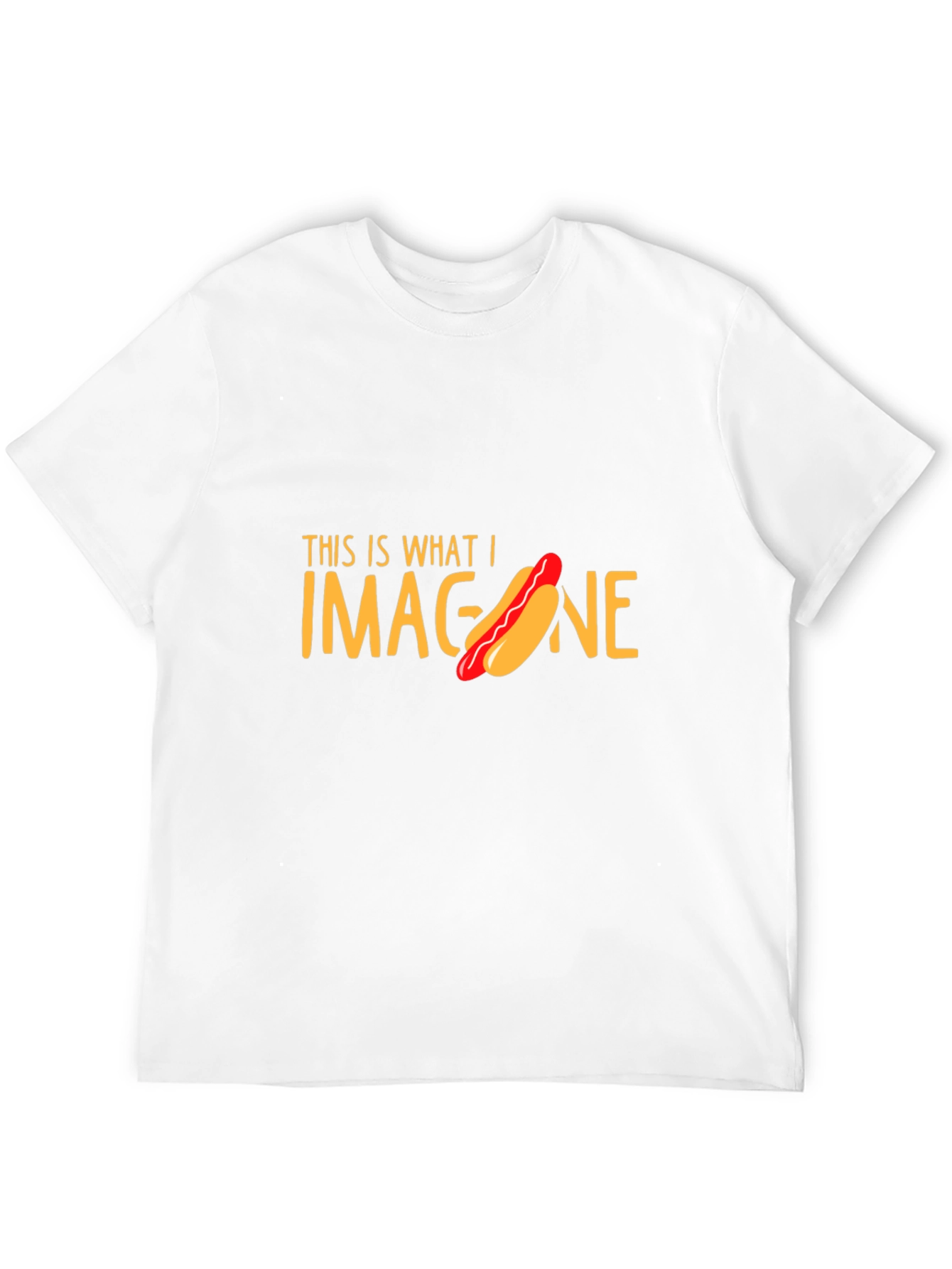 Hot Dog Imagination T-Shirt Funny Foodie Tee
