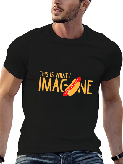 Hot Dog Imagination T-Shirt Funny Foodie Tee