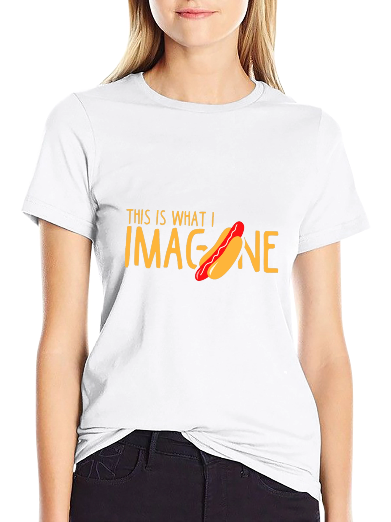 Hot Dog Imagination T-Shirt Funny Foodie Tee