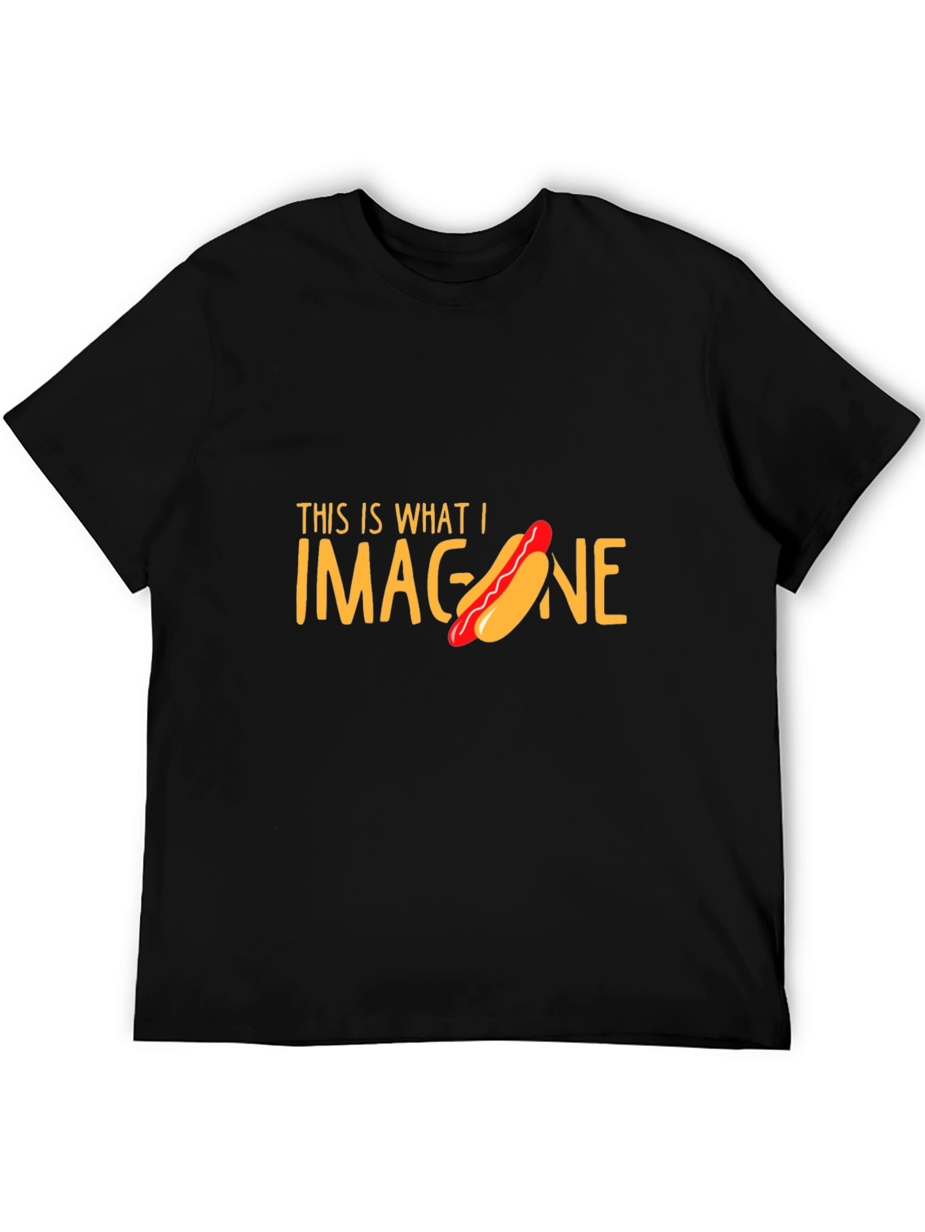 Hot Dog Imagination T-Shirt Funny Foodie Tee