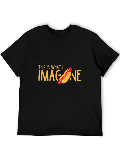 Hot Dog Imagination T-Shirt Funny Foodie Tee