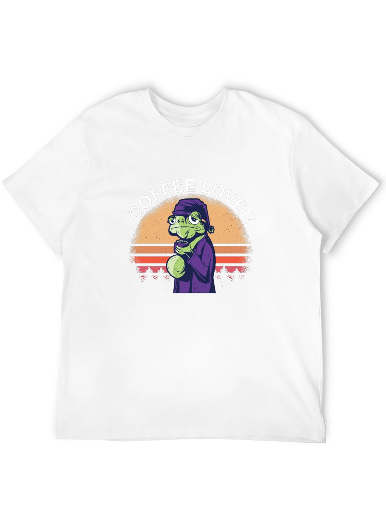 Coffee Lover Frog T-Shirt - Unique Graphic Tee